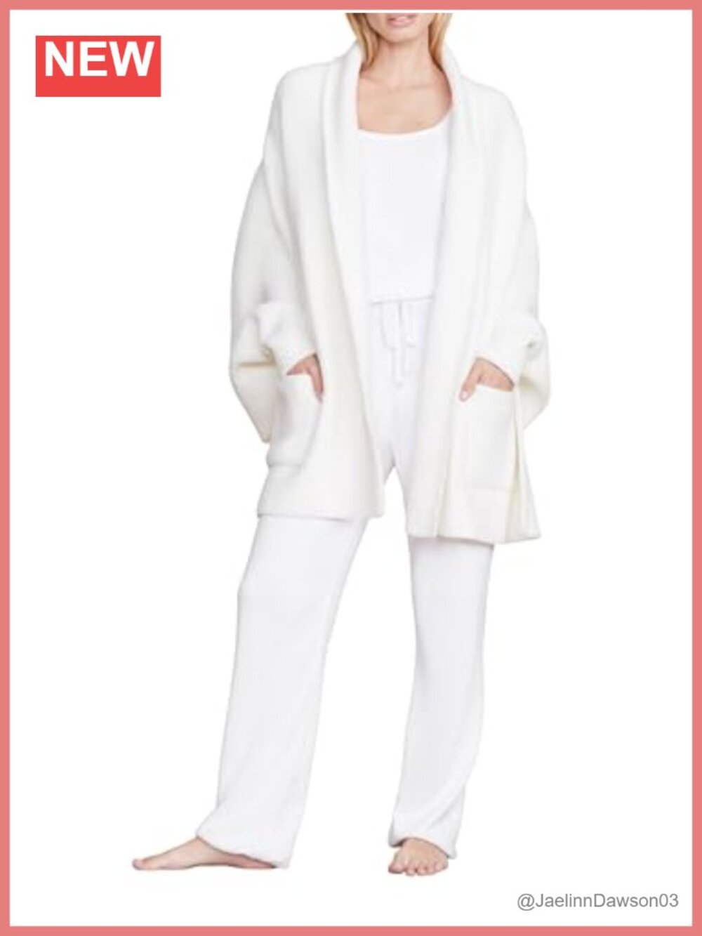 CozyChic Knit Blanket Wrap with Pockets